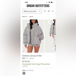 Edikted Puffer Jacket